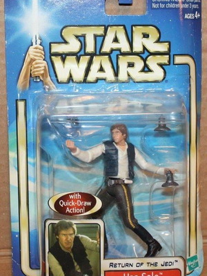 Hasbro Star Wars Return of the Jedi Han Solo (Endor Raid) new