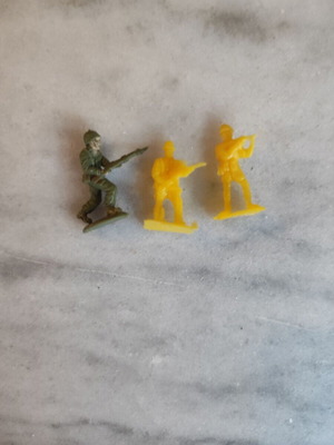 Solpa plastic soldier figures used, Greek made