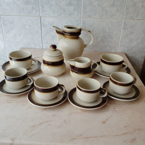 Bulgarian coffee set from the 80s used
