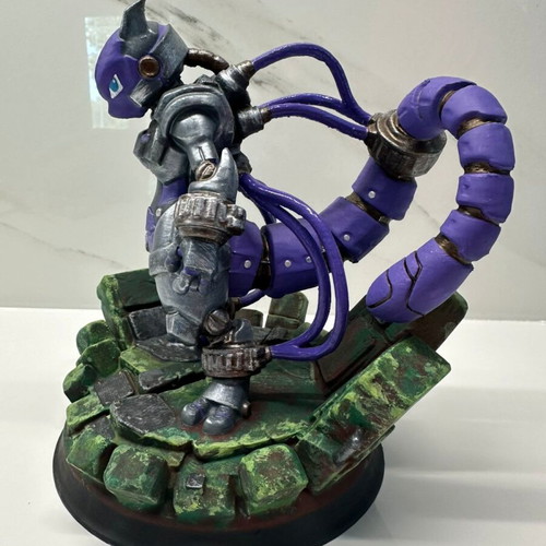 3D Mewtwo Pokémon plate handmade, new