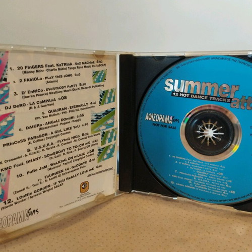 Summer Attack 12 Hot Dance Tracks CD like new, electronic