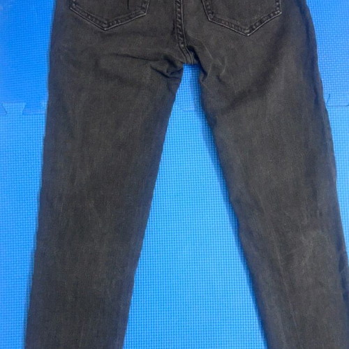 Pull & Bear Washed Black Ripped Skinny Jeans Size S 36 Like New