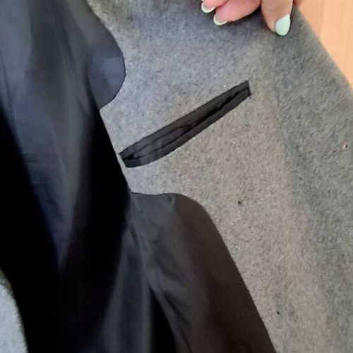 Zara grey coat like new, size S