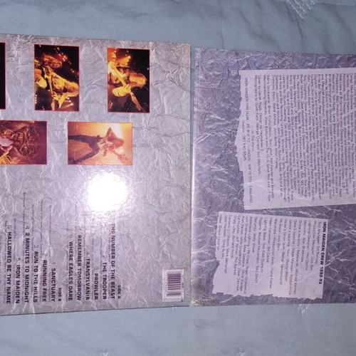 Iron Maiden A Real Dead One LP used, metal