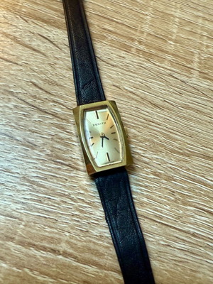 Zenith Cocktail Vintage Watch καινούργιο παλιό στοκ, γυναικείο, χρυσαφί