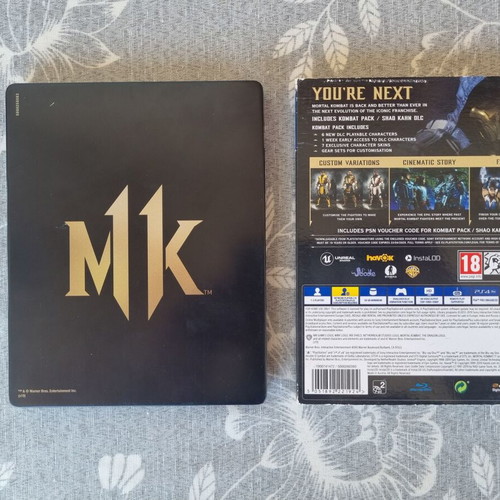 Mortal Kombat 11 Premium Edition Steelbook PS4 like new