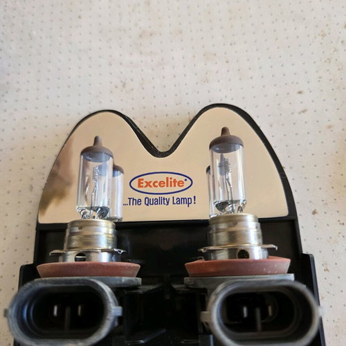 H11 lamps like new, warm white