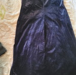 Lynne black velvet dress one size like new