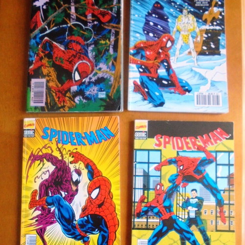 Spider-Man French comics used, pack of 9 from the 90s