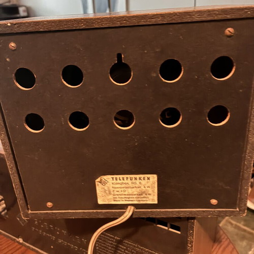 Telefunken Andante Stereo 205 vintage radio with speaker used