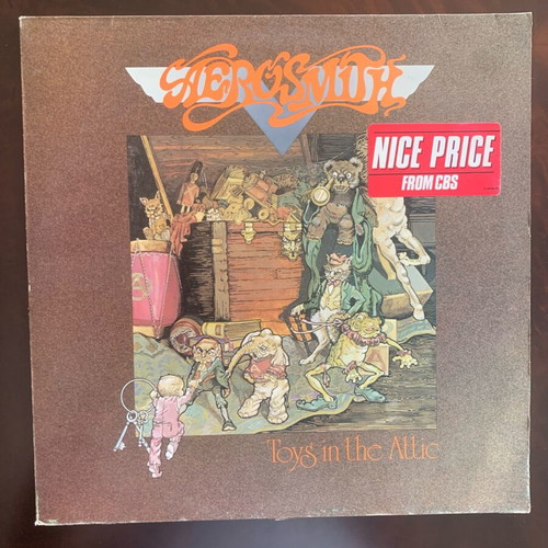 Aerosmith Toys In The Attic vinyl LP album reissue like new