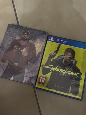 Cyberpunk PlayStation 4 with steelbook like new