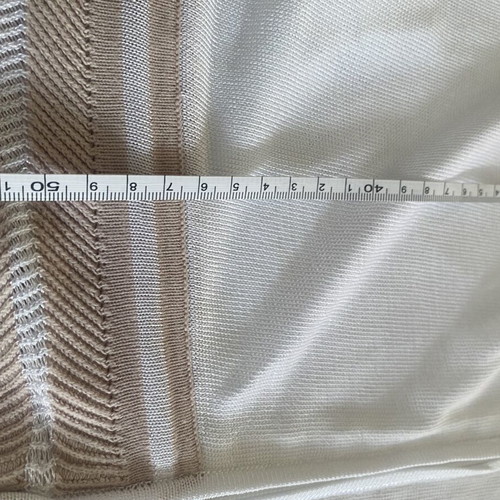 Stefanel summer jacket like new, white and beige, medium small