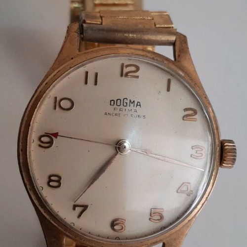 Dogma Prima Ancre mechanical men's watch used with 17 rubies