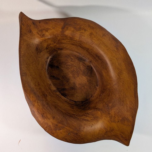 Large decorative ceramic bowl used 44x30x10cm