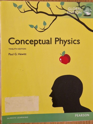 Conceptual Physics 12th Edition Pearson book like new