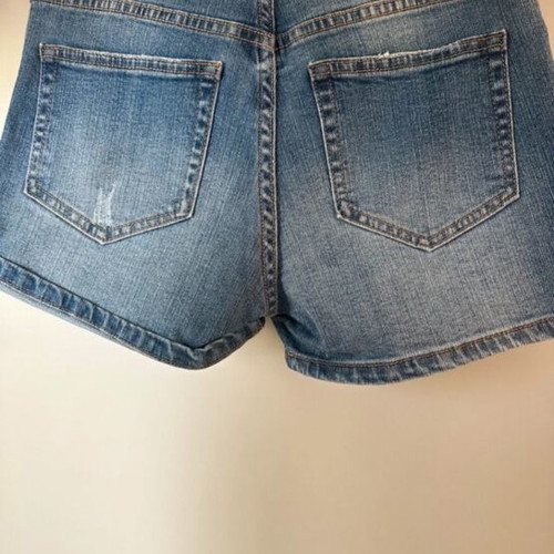 Pull & Bear blue denim shorts like new