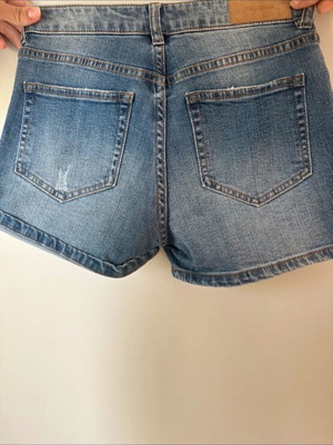 Pull & Bear blue denim shorts like new