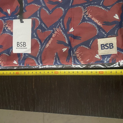 BSB Toiletry Bag new, waterproof, blue and red