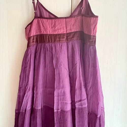 Vintage babydoll dress Miss Sixty used, ombre chiffon fabric, size M