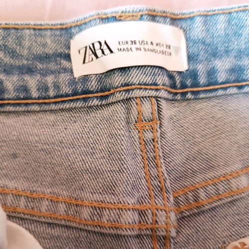 Zara high-waisted shorts like new, blue, size S