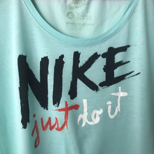 Nike T-Shirt light blue used, size L