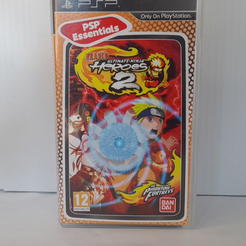 Naruto Ultimate Ninja Heroes 2 PSP game like new, English version with manual