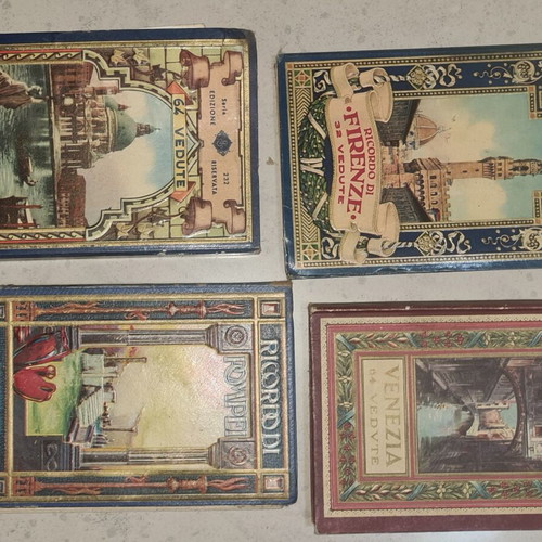 Italian vintage postcards pack of 4 new
