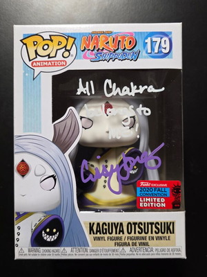 Funko Pop Kaguya Otsutsuki #179 NYCC Exclusive Signed like new