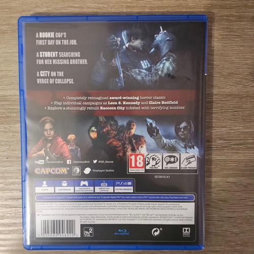 Resident Evil 2 PS4 game