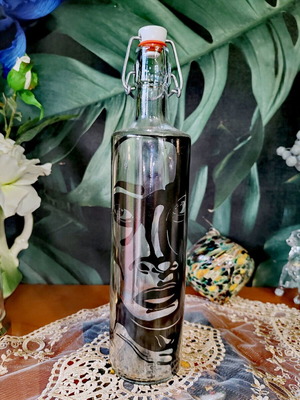 Vintage Soulbottle Franziska glass bottle like new, 750 ml