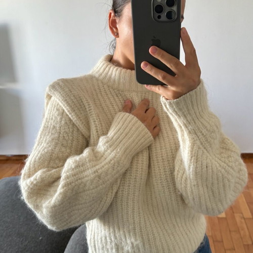 Alpaca sweater H&M Premium like new, cream color, size XS