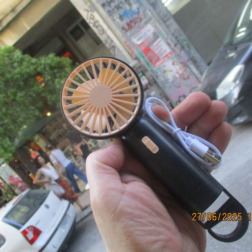 Hoomei handheld fan new with floor stand and bonus gift