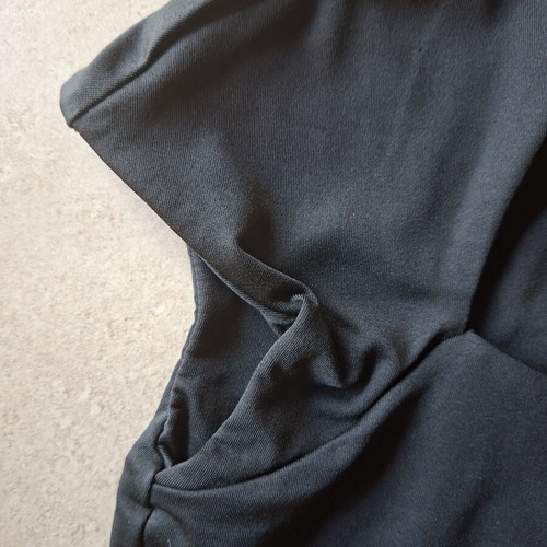 Shein crop top with square neckline, like new, size S black