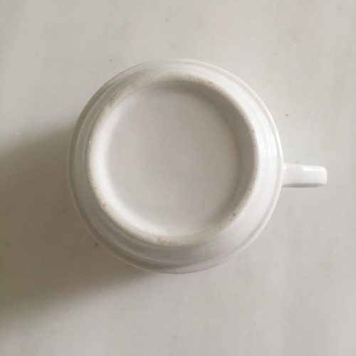 Vintage white porcelain mug like new