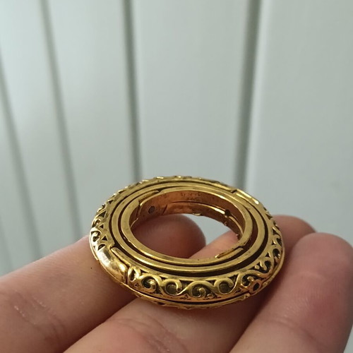 Harry Potter Astronomy Ring new, gold color, inspired by books