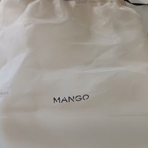 Mango gold earrings 6.5 cm, new