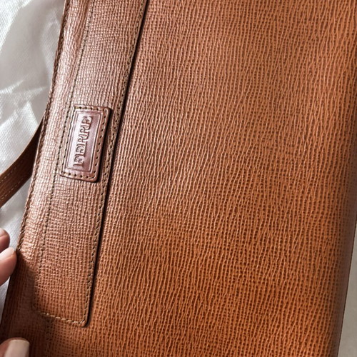 Ferre Leather Bag like new, crossbody, brown