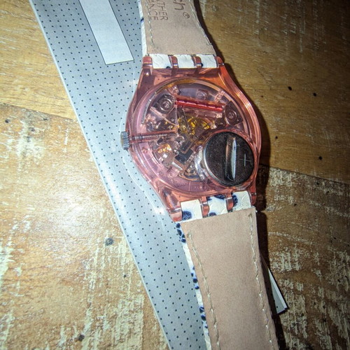 Swatch GP108 First Adam & Eve wristwatch 1994