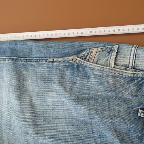 Diesel Krooley Utility men's denim shorts, size W30, light blue