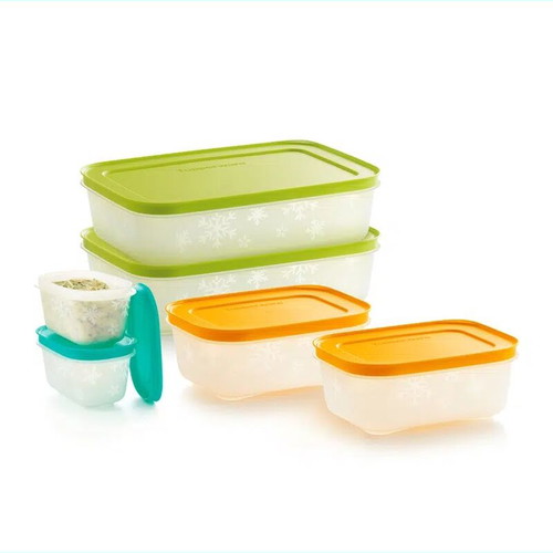 Tupperware set of 6 freezer containers brand new