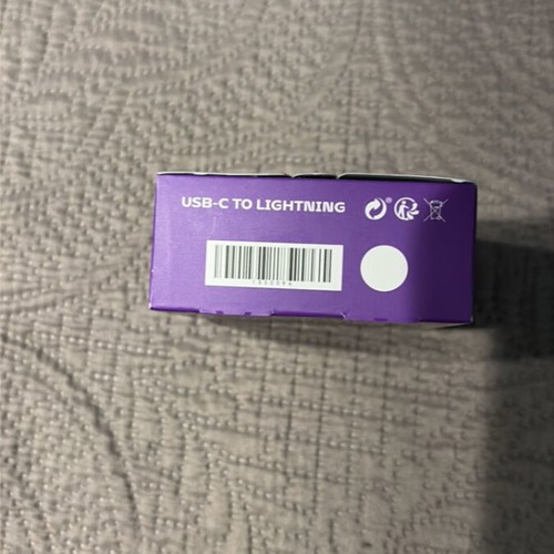 Mobilfox magnetic Type C to Lightning cable new, 1.2 meters white