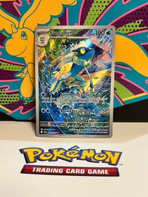 Κάρτα Pokémon TCG Frogadier σαν καινούργια, Illustration Rare Chaos Rising