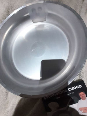Frying Pan 24 cm Pure Aluminium Made in Italy new