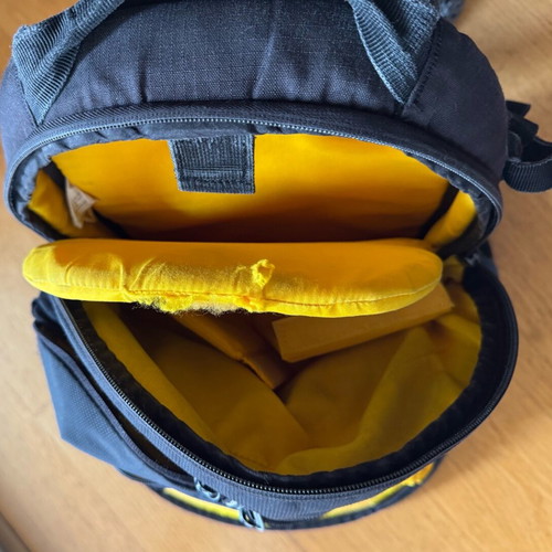 KATA camera bag used with waterproof cover