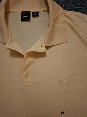 Boss Polo yellow XXL new without label