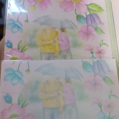 Letterstickers and envelope packs new, 2 pieces