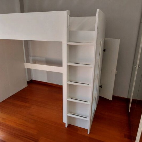 Smastad loft bed like new with storage space 90x200 cm