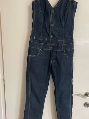 Met denim jumpsuit dark blue like new