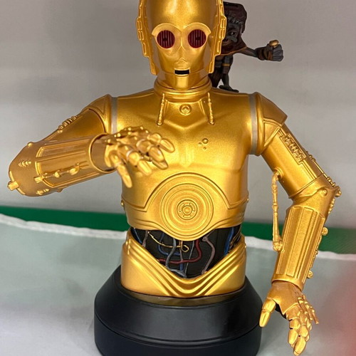 Star Wars Episode IX C-3PO and Babu Frik Bust 15cm new